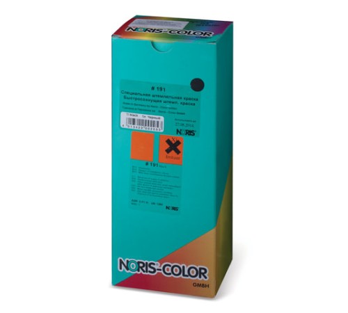 Краска штемпельная NORIS, черная, 1 л (универс. для глянц. бумаги, металла, пластмасс и т.д.), 191Еч