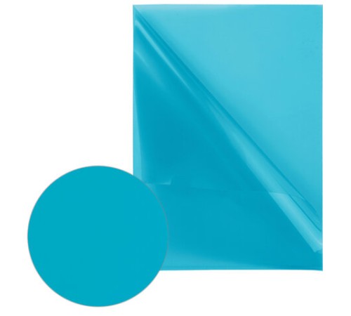 Папка-уголок BRAUBERG, синяя, 0,10 мм, 223964