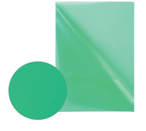 Папка-уголок BRAUBERG, зеленая, 0,10 мм, 223965
