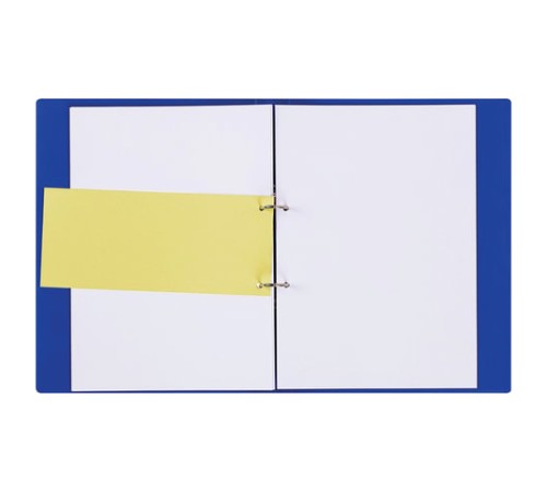 Разделители листов (полосы 240х105 мм) картонные, КОМПЛЕКТ 100 штук, желтые, BRAUBERG, 223972