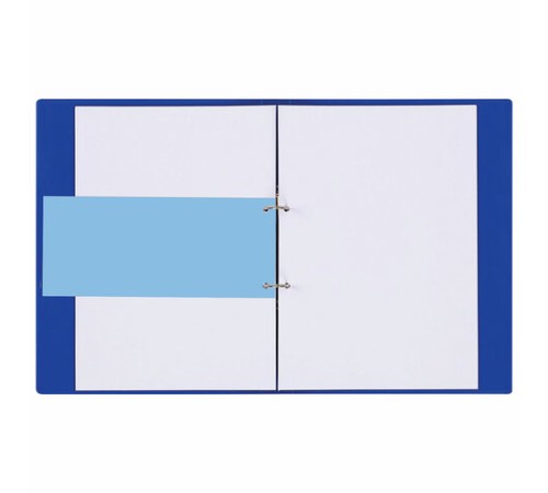 Разделители листов (полосы 240х105 мм) картонные, КОМПЛЕКТ 100 штук, голубые, BRAUBERG, 223973