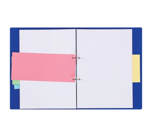 Разделители листов (полосы 240х105 мм) картонные, КОМПЛЕКТ 100 штук, розовые, BRAUBERG, 223974