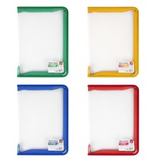 Папка на молнии пластиковая BRAUBERG 