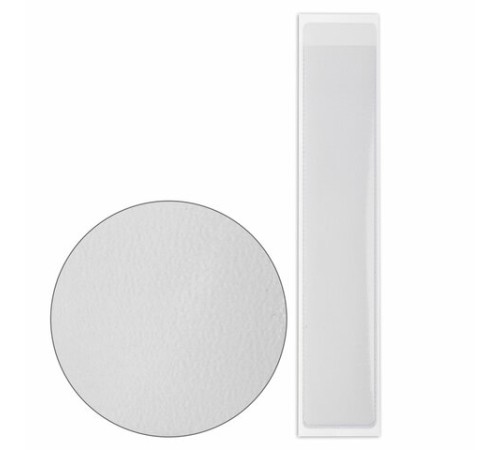 Карманы самоклеящиеся на корешок папки 50 мм (191х35 мм), КОМПЛЕКТ 5 шт., BRAUBERG, 224073