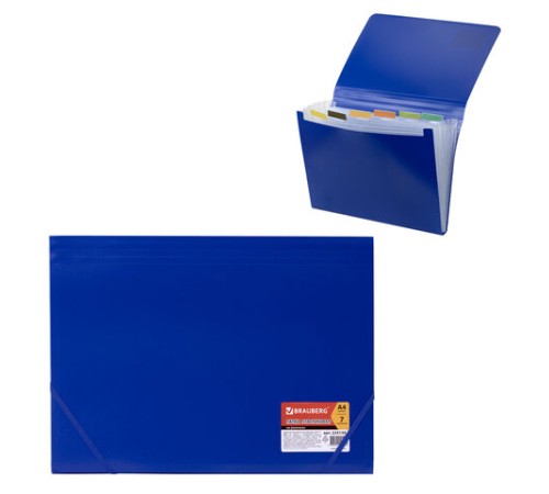 Папка на резинках BRAUBERG 