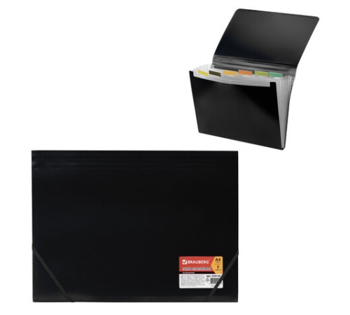 Папка на резинках BRAUBERG 