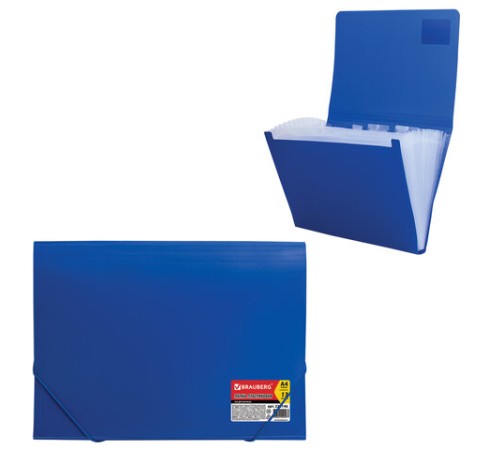Папка на резинках BRAUBERG 