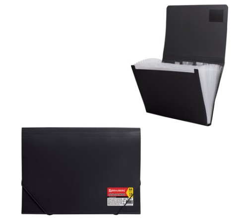 Папка на резинках BRAUBERG 