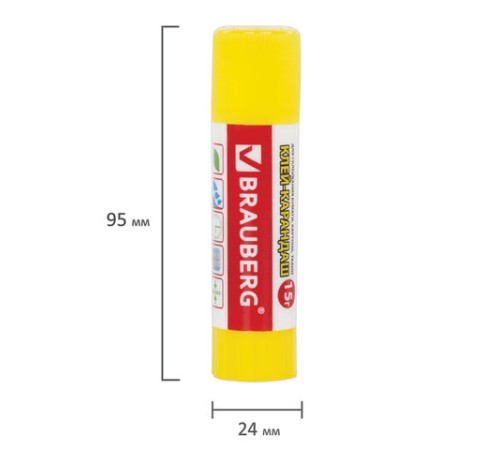 Клей-карандаш BRAUBERG 