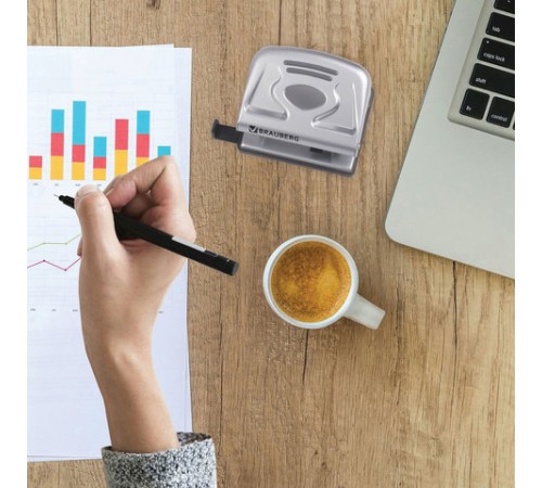 Дырокол металлический BRAUBERG 