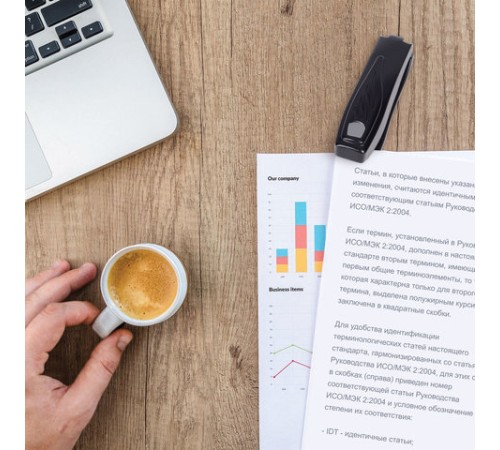 Степлер №10 металлический BRAUBERG 