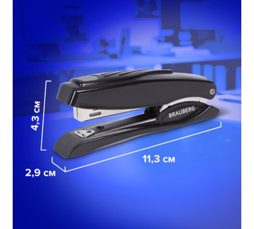 Степлер №10 металлический BRAUBERG 