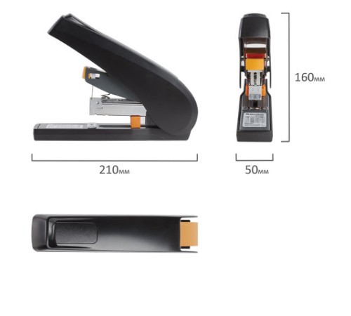 Степлер ЭНЕРГОСБЕРЕГАЮЩИЙ МОЩНЫЙ №24/6-23/13 BRAUBERG 