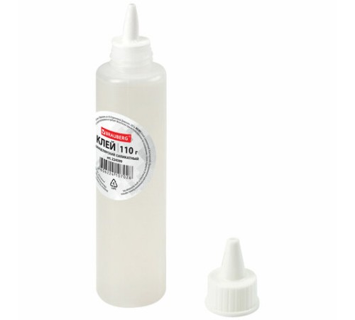 Клей канцелярский силикатный BRAUBERG 