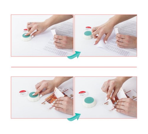 Гель для увлажнения пальцев BRAUBERG, 20 г (Малайзия), нежирный, нетоксичный, 224603