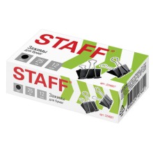 Зажимы для бумаг STAFF 