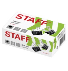 Зажимы для бумаг большие STAFF 