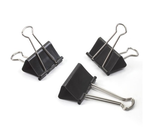 Зажимы для бумаг большие STAFF 