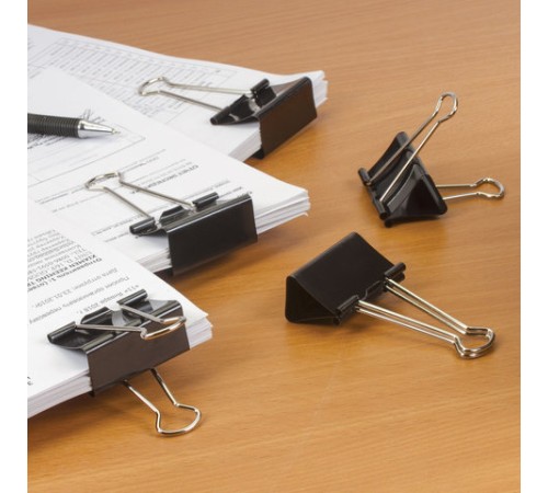 Зажимы для бумаг большие STAFF 