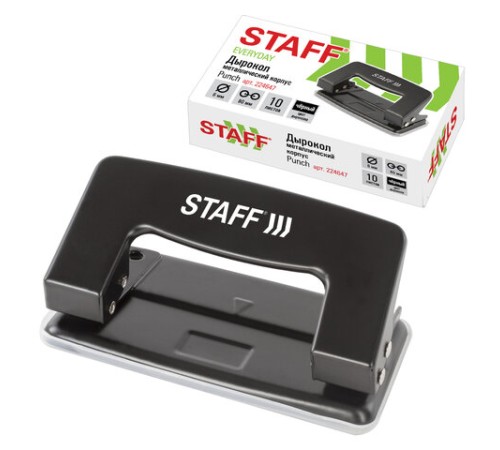 Дырокол металлический STAFF 