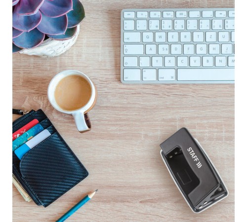 Дырокол металлический STAFF 