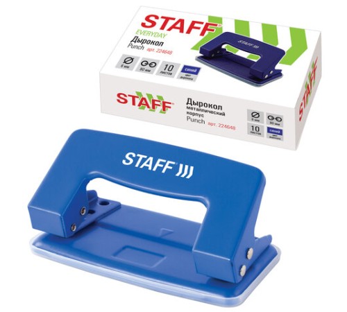 Дырокол металлический STAFF 
