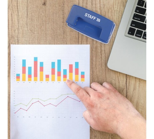 Дырокол металлический STAFF 