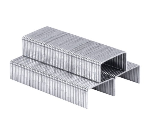 Скобы для степлера №10, 1000 штук, РОССИЯ, STAFF 