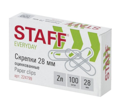 Скрепки STAFF 