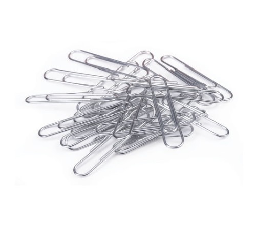 Скрепки большие 50 мм, STAFF, оцинкованные, 50 шт., в картонной коробке, РОССИЯ, 224800