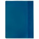 Скоросшиватель пластиковый МАЛОГО ФОРМАТА (160х228 мм), А5, BRAUBERG, 130/180 мкм, синий, 224801