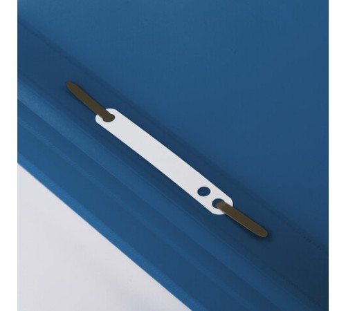 Скоросшиватель пластиковый МАЛОГО ФОРМАТА (160х228 мм), А5, BRAUBERG, 130/180 мкм, синий, 224801