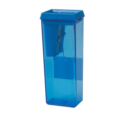 Точилка BEIFA (Бэйфа), с контейнером, прямоугольная, пластиковая, в дисплее, ассорти, APS112