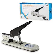 Степлер МОЩНЫЙ №23/6-23/13 KW-trio, до 100 листов, серый/черный, 50-SB, -50-SB