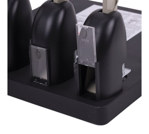 Дырокол на 4 отверстия МОЩНЫЙ KW-trio, до 150 листов, черный, 954, -954