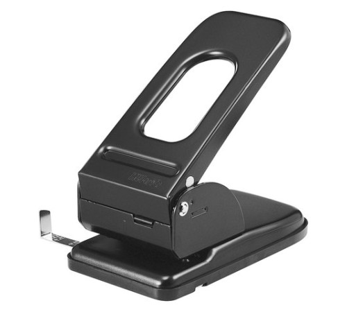 Дырокол металлический МОЩНЫЙ KW-trio, до 70 л., черный, 967, -967