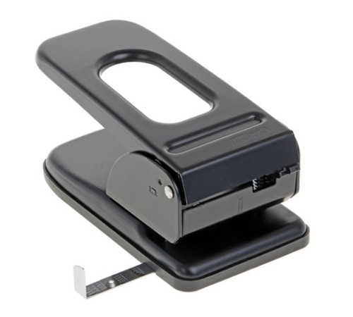 Дырокол металлический МОЩНЫЙ KW-trio, до 70 л., черный, 967, -967