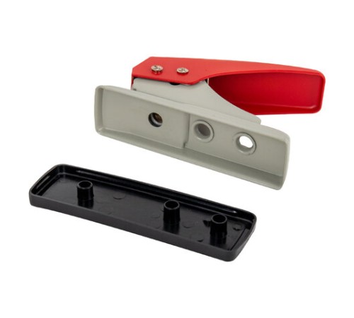 Дырокол на 1 отверстие KW-trio, до 12 листов, ассорти (красный, синий, зеленый), 921, -921