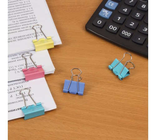 Зажимы для бумаг STAFF 