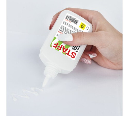 Клей ПВА STAFF EVERYDAY, 85 г, с дозатором, 225175