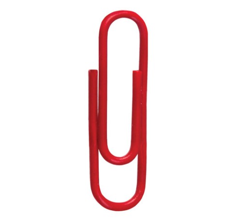 Скрепки ОФИСМАГ, 28 мм, цветные, 100 шт., в картонной коробке, Россия, 225210