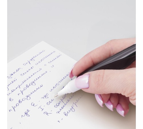 Ручка-корректор BRAUBERG, 8 мл, металлический наконечник, черный корпус, 225214