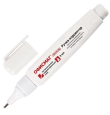 Ручка-корректор ОФИСМАГ, 9 мл, металлический наконечник, 225215