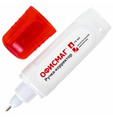 Ручка-корректор ОФИСМАГ, 12 мл, металлический наконечник, 225216