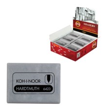 Ластик-клячка художественный KOH-I-NOOR, 47x36x10 мм, супермягкий, серый, 6423018004KD