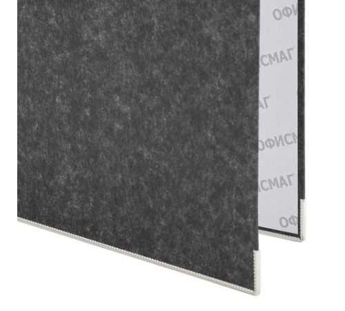 Папка-регистратор ОФИСМАГ, фактура стандарт, с мраморным покрытием, 75 мм, синий корешок, 225583