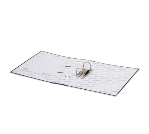 Папка-регистратор ОФИСМАГ, фактура стандарт, с мраморным покрытием, 50 мм, синий корешок, 225586