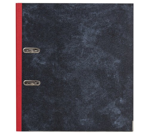 Папка-регистратор ОФИСМАГ, фактура стандарт, с мраморным покрытием, 50 мм, красный корешок, 225587