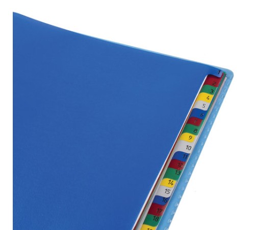 Разделитель пластиковый ОФИСМАГ, А4, 31 лист, цифровой 1-31, оглавление, цветной, РОССИЯ, 225618