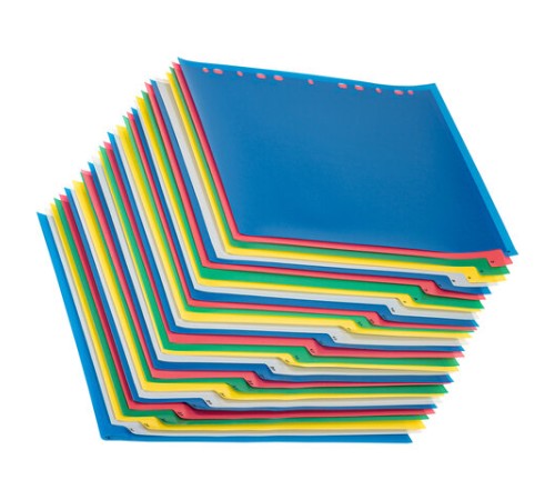 Разделитель пластиковый широкий BRAUBERG А4+, 31 лист, цифровой 1-31, оглавление, цветной, 225624